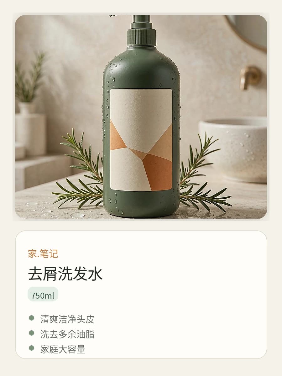 去屑洗发水卖点详情
