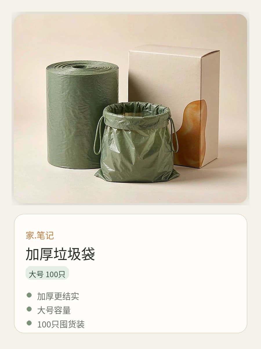 加厚垃圾袋卖点详情